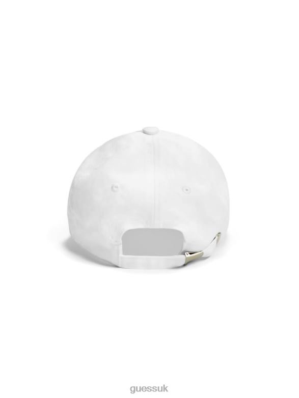 GUESS Women Logo Baseball Hat White Accessory V28V62469
