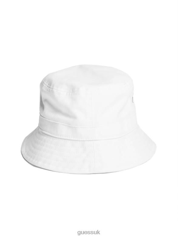 GUESS Women Logo Bucket Hat White Accessory V28V62461