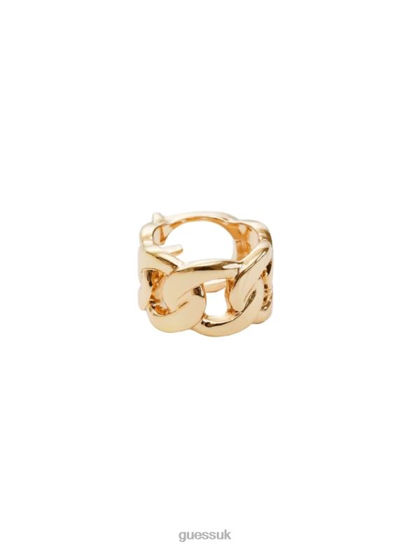 GUESS Women Rhinestone G Ring Gold Accessory V28V63903