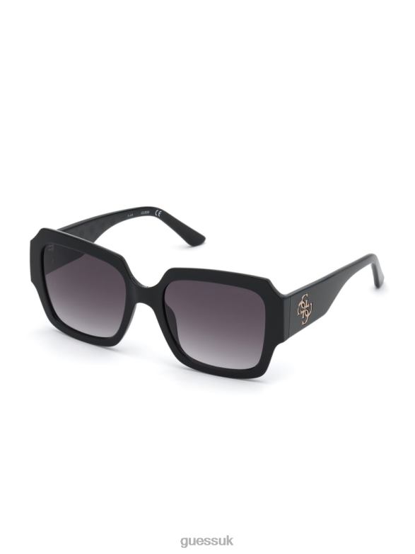 GUESS Women Addison Butterfly Sunglasses Silver Accessory V28V63697