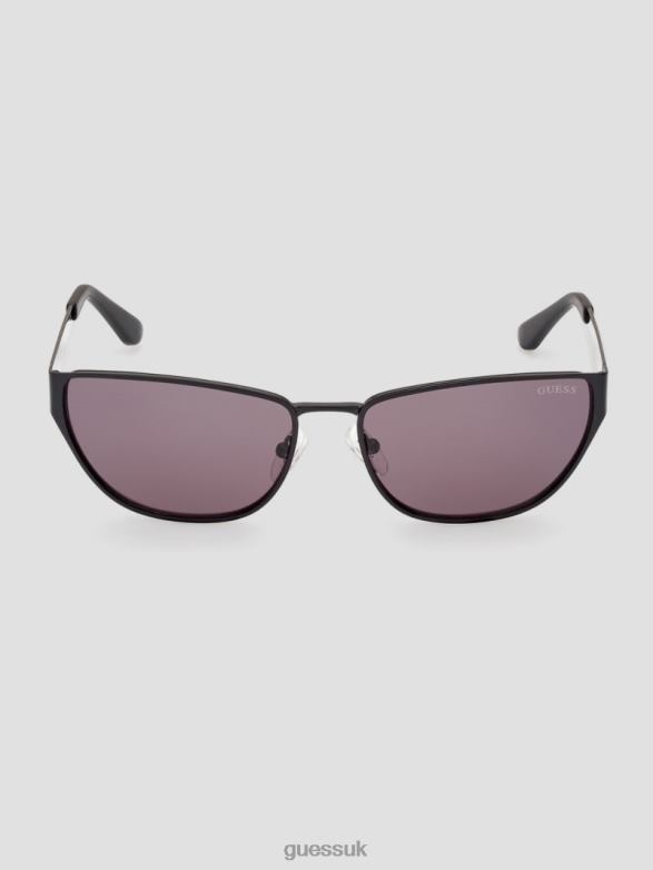 GUESS Women Gia Metal Cat-Eye Sunglasses Black Accessory V28V63702