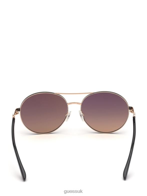 GUESS Women Sally Aviator Sunglasses Masa Wash Accessory V28V63710