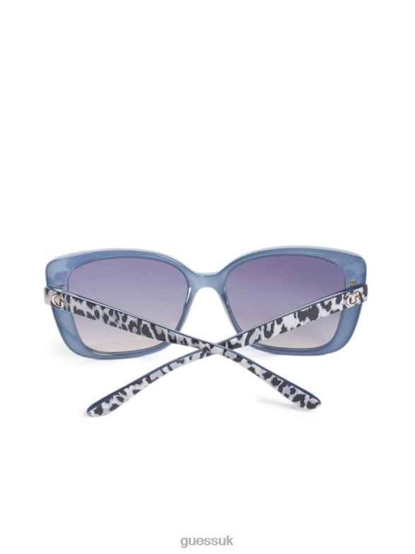 GUESS Women Scarlett Square Sunglasses Grey Accessory V28V63753