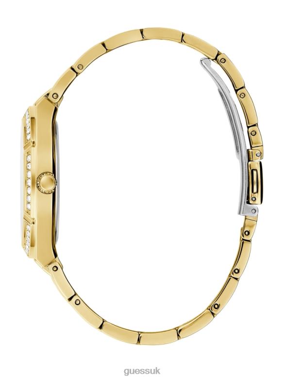 GUESS Women Champagne Analog Watch Gold Accessory V28V63551