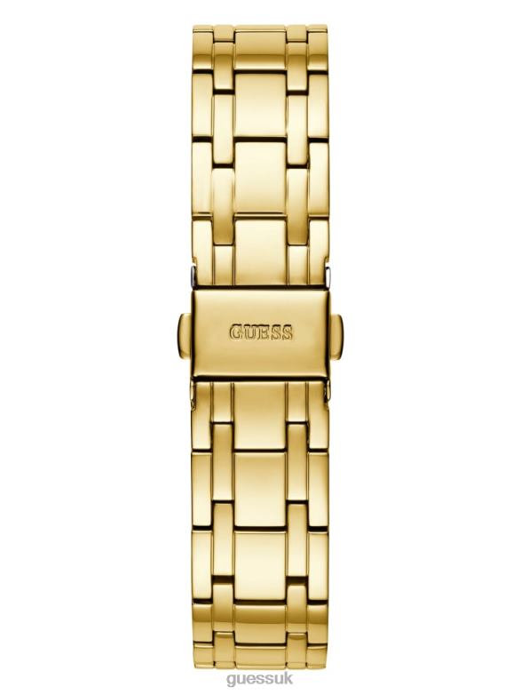 GUESS Women Champagne Analog Watch Gold Accessory V28V63551