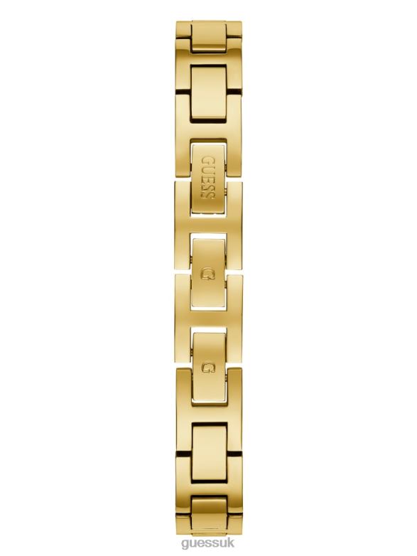 GUESS Women Crystal Analog Watch Gold Accessory V28V63647