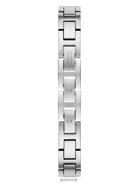 GUESS Women Crystal Analog Watch Silver Accessory V28V63644