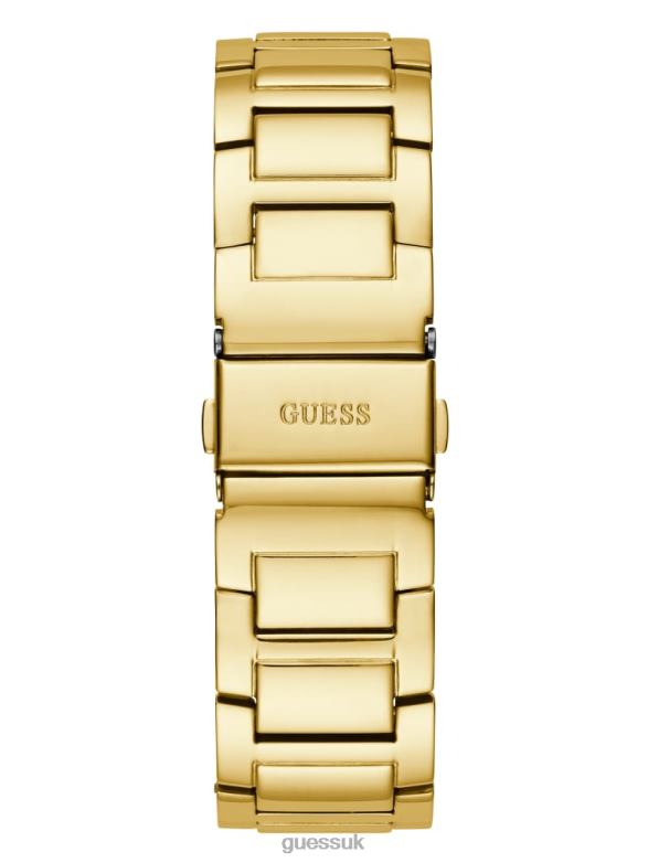 GUESS Women Crystal Multifunction Watch Gold Accessory V28V63552