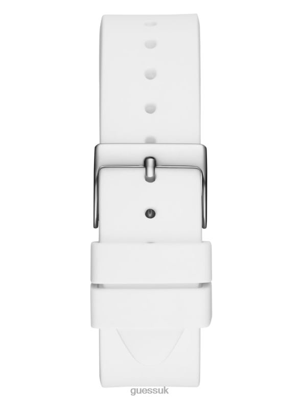 GUESS Women Crystal Multifunction Watch White Multi Accessory V28V63613