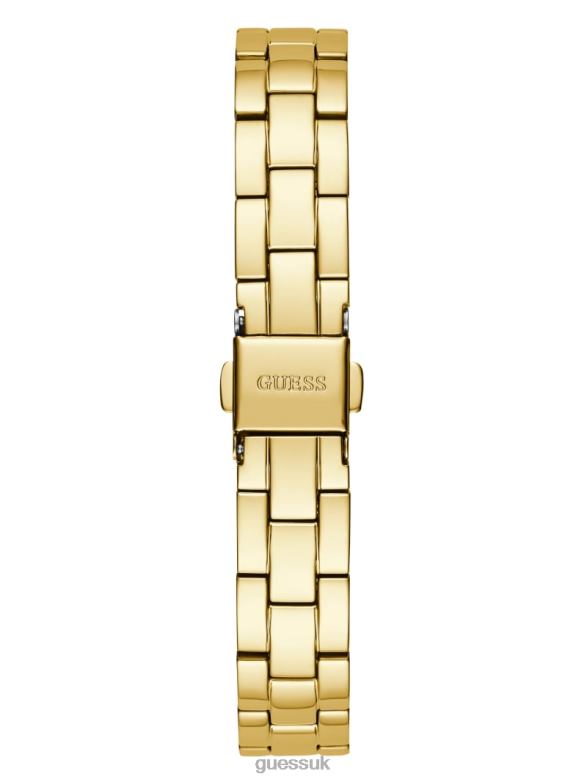 GUESS Women Diamond Analog Watch Gold Accessory V28V63598
