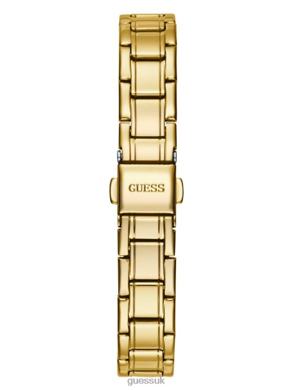 GUESS Women Diamond Analog Watch Gold Accessory V28V63625