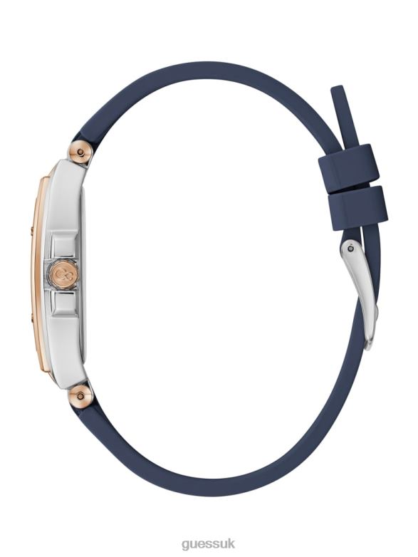 GUESS Women Gc Petite Square Analog Watch Gold Accessory V28V63588