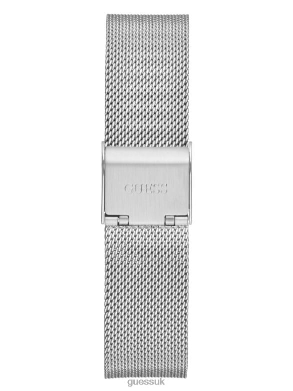 GUESS Women Logo Analog Watch Silver Accessory V28V63579