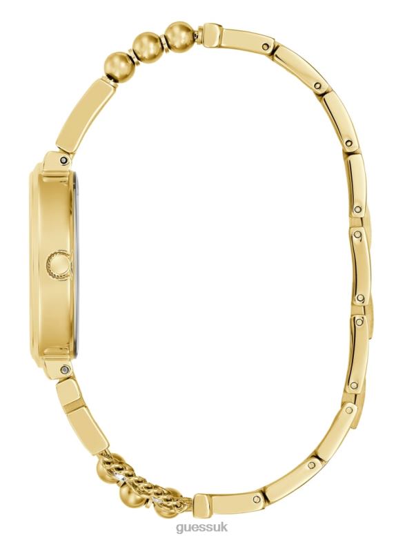 GUESS Women Mixed Chain Analog Watch Gold Accessory V28V63643