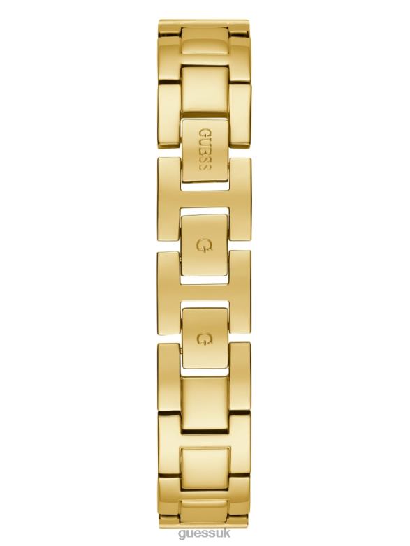 GUESS Women Mixed Chain Analog Watch Gold Accessory V28V63643