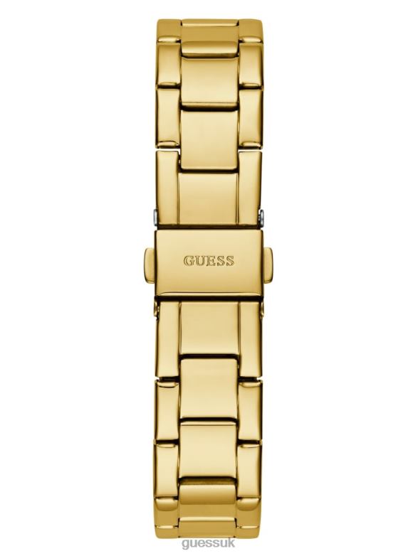 GUESS Women Multifunction Watch Gold & Green Accessory V28V63581