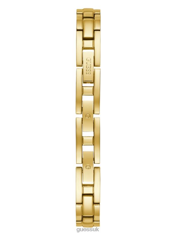 GUESS Women Sofia Crystal Analog Watch Gold Accessory V28V63542