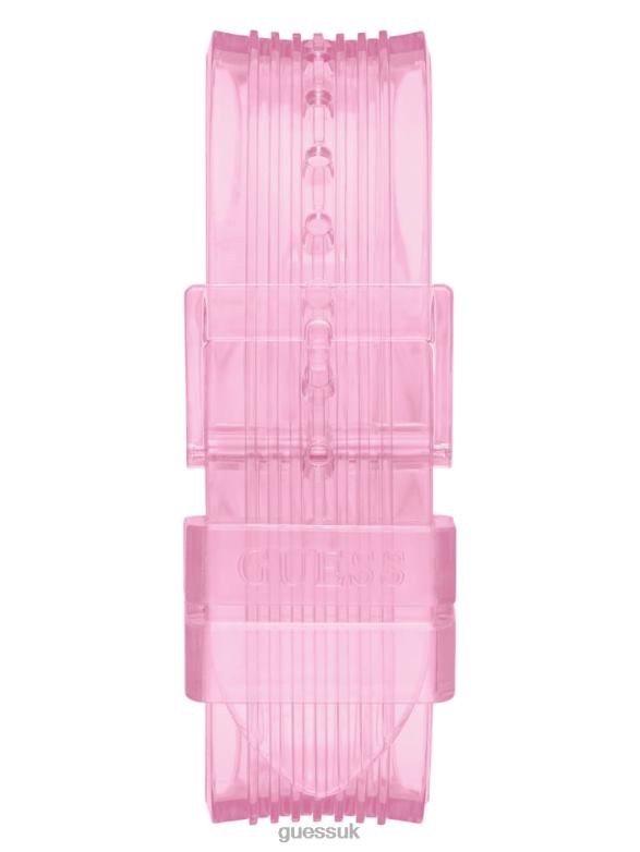 GUESS Women Transparent Multifunction Watch Rose Gold Accessory V28V63622