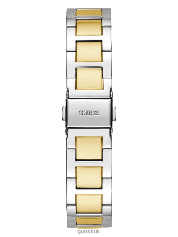GUESS Women Two-Tone Analog Watch Rose Gold Accessory V28V63565