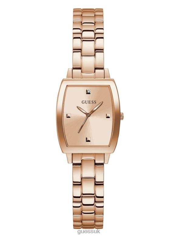GUESS Women and Diamond Analog Watch Rose Gold Accessory V28V63619