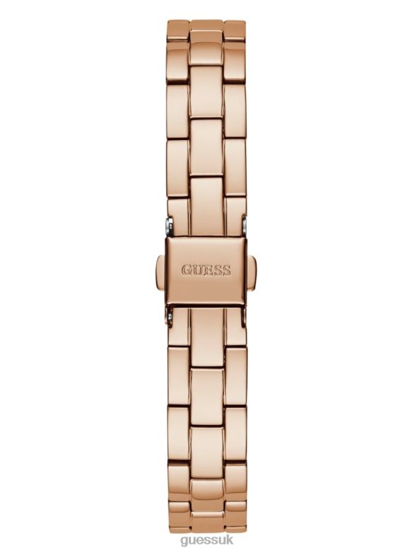 GUESS Women and Diamond Analog Watch Rose Gold Accessory V28V63619
