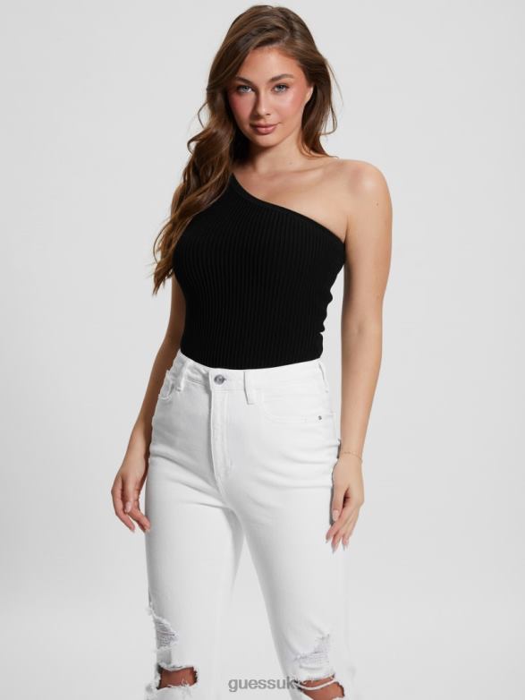 GUESS Women Eco Mel Ottoman Bodysuit Black Apparel V28V6990