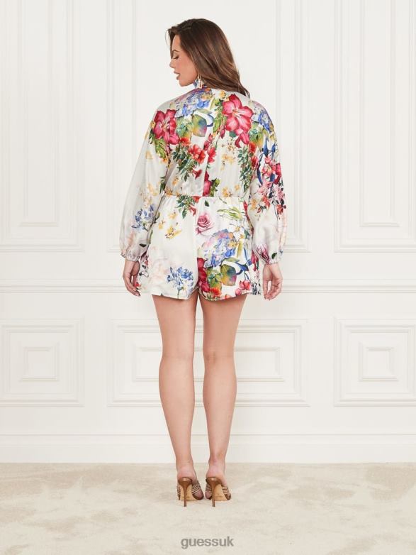 GUESS Women Vivienne Printed Romper Glorious Garden Ao Apparel V28V6382