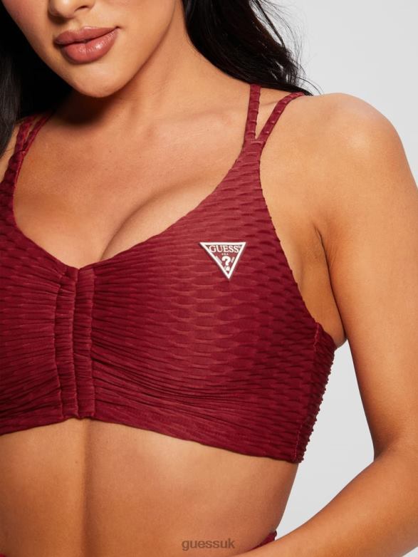 GUESS Women Eco Delma Active Bra Autumn Spice Apparel V28V62466