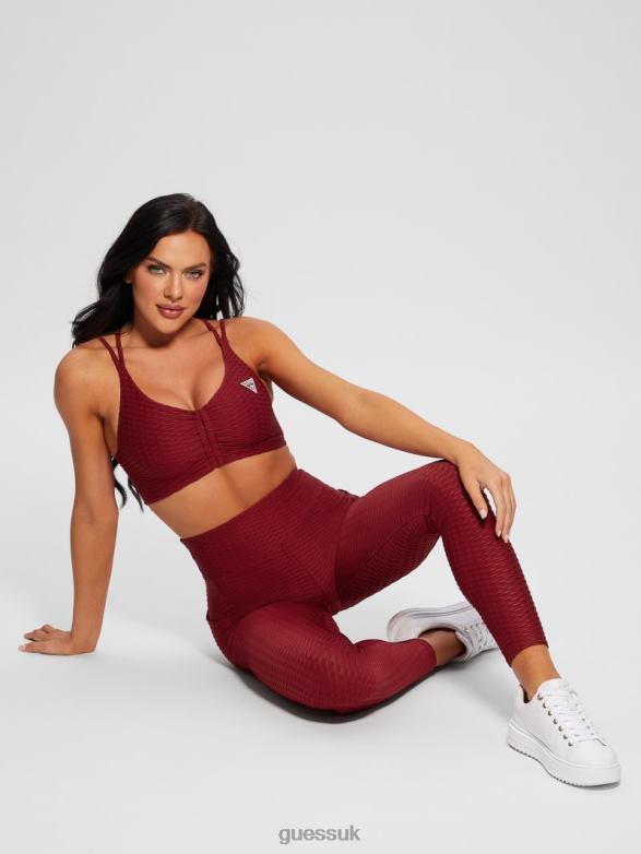 GUESS Women Eco Delma Active Bra Autumn Spice Apparel V28V62466