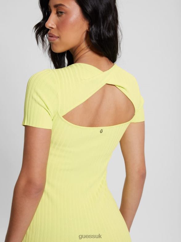 GUESS Women Anne Sweater Dress Dusty Kiwi Apparel V28V6452