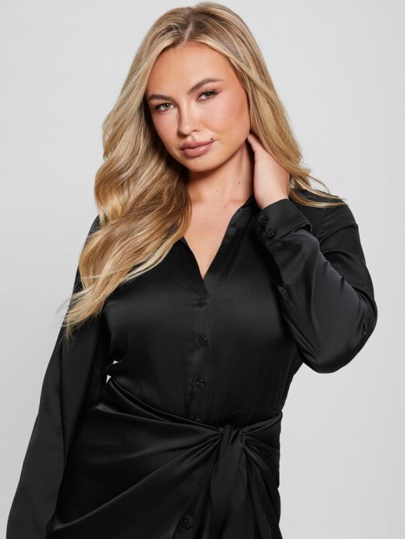 GUESS Women Eco Alya Dress Black Apparel V28V6565