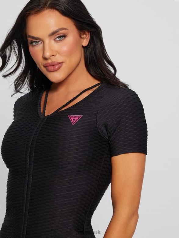 GUESS Women Eco Delma Active Dress Black Apparel V28V6438