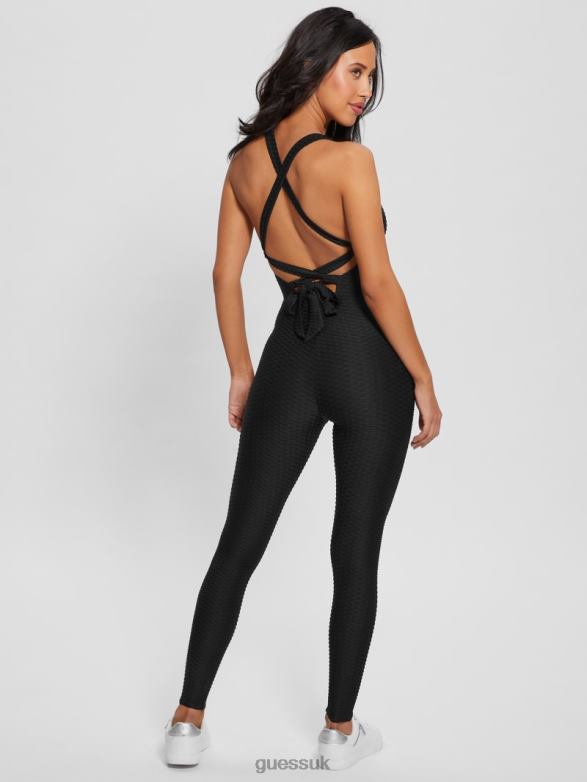 GUESS Women Eco Delma Active Jumpsuit Black Apparel V28V62468