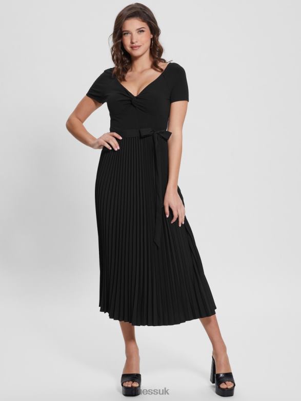 GUESS Women Eco Erynn Belted Dress Black Apparel V28V6747