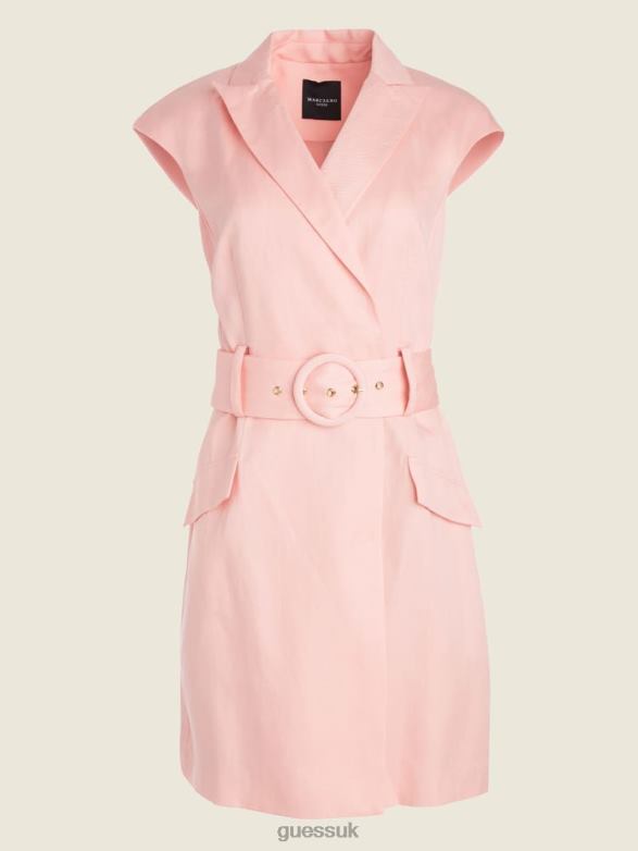 GUESS Women Eco Hailey Dress Hacienda Rose Apparel V28V6877