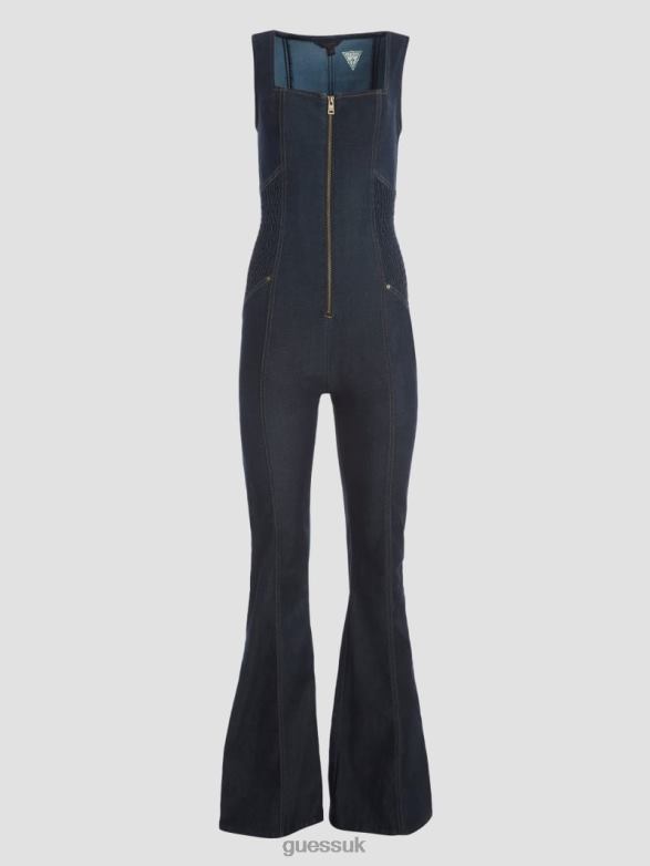 GUESS Women Eco Hannah Denim Jumpsuit Tint (Yel) Apparel V28V6278