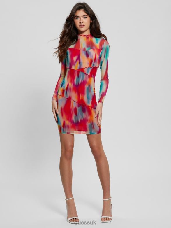 GUESS Women Eco Jemma Mesh Dress Life Is Fast Apparel V28V6323