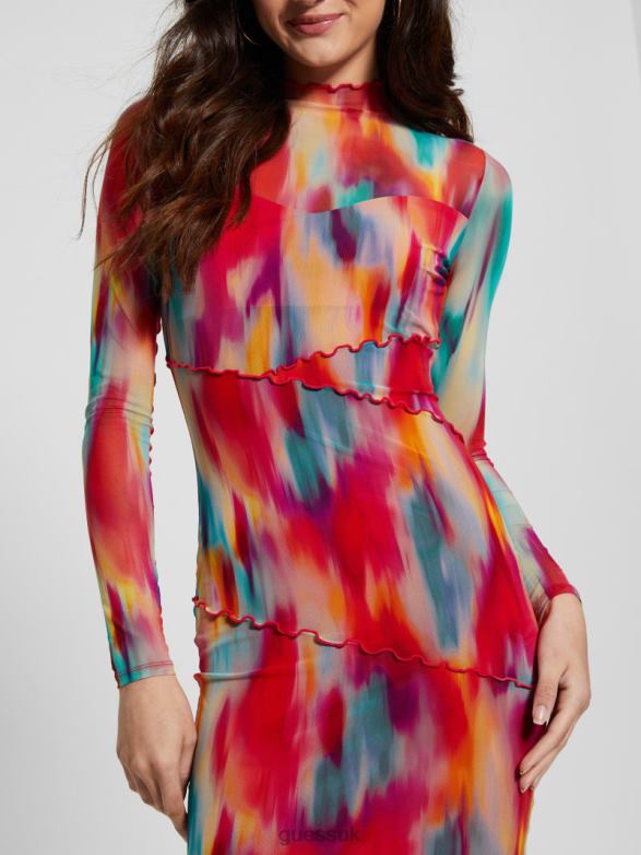 GUESS Women Eco Jemma Mesh Dress Life Is Fast Apparel V28V6323