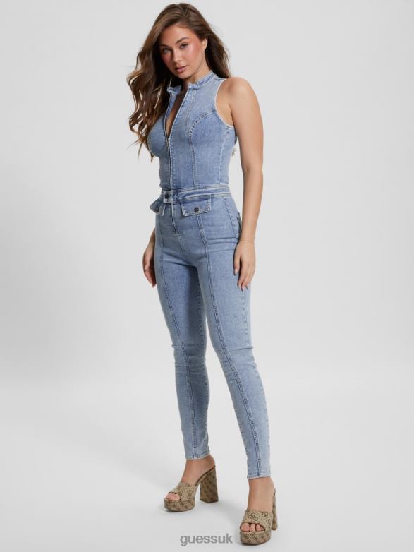 GUESS Women Eco Penny Jumpsuit Cast Off Apparel V28V674