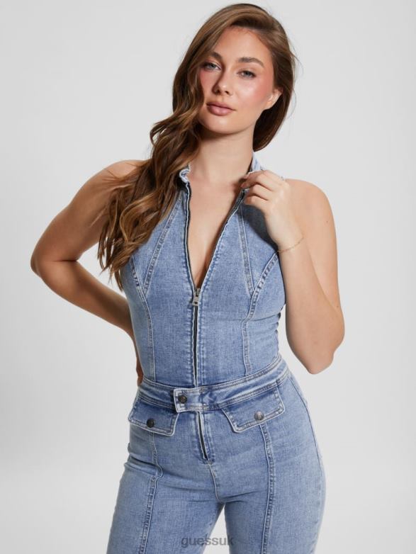GUESS Women Eco Penny Jumpsuit Cast Off Apparel V28V674