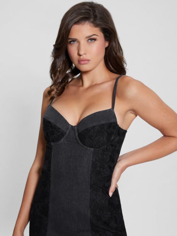 GUESS Women Lelly Lace Bustier Dress Authentic Lace Apparel V28V6192