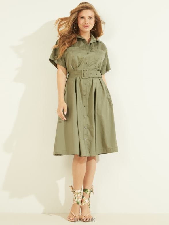 GUESS Women Selene Dress Isle Wash Apparel V28V6889