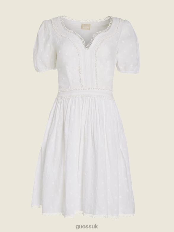 GUESS Women Sofia Dress Pure White Apparel V28V6908