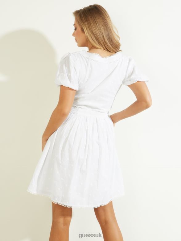 GUESS Women Sofia Dress Pure White Apparel V28V6908