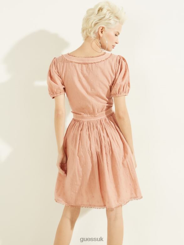 GUESS Women Sofia Dress Rose Bliss Apparel V28V6671