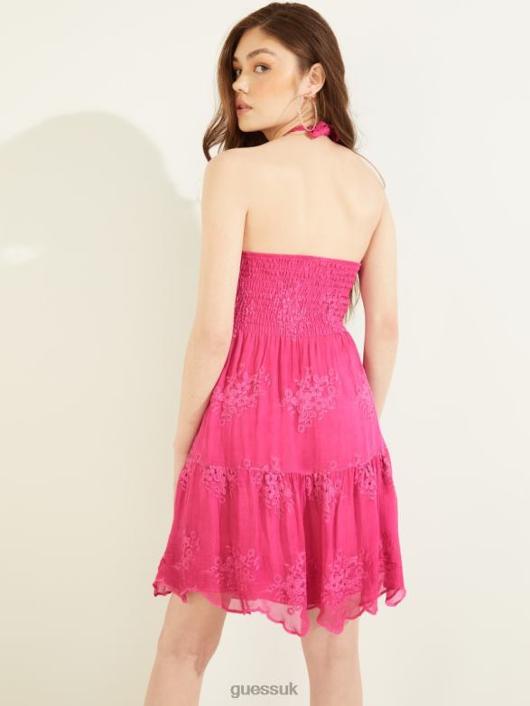 GUESS Women Tulia Dress Purple Dragonfruit Apparel V28V6687