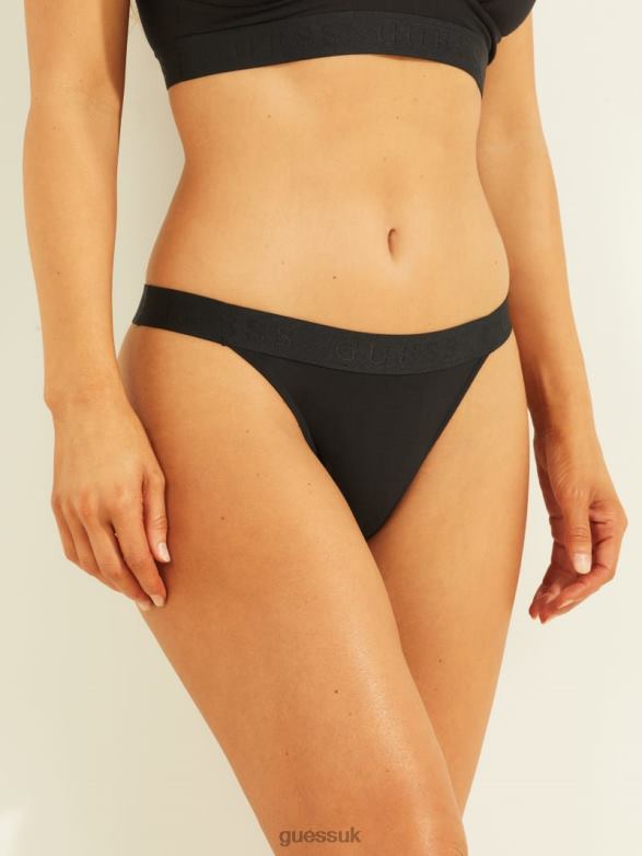 GUESS Women April Thong Black Apparel V28V62724