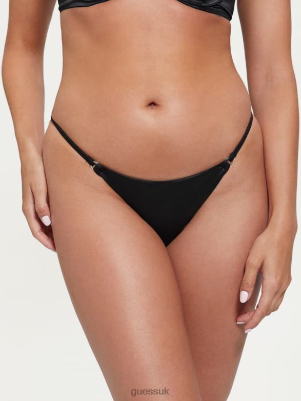 GUESS Women Bridgette Tanga Thong Black Apparel V28V62651