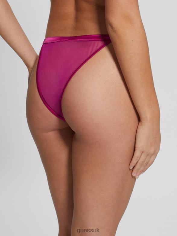 GUESS Women Danielle Tanga Thong Red Rose Apparel V28V62627