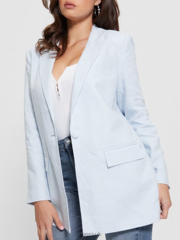 GUESS Women Brooke Blazer Helium Apparel V28V61744